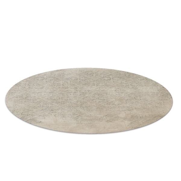 Ronde vloerbescherming Gekrast zandsteen
