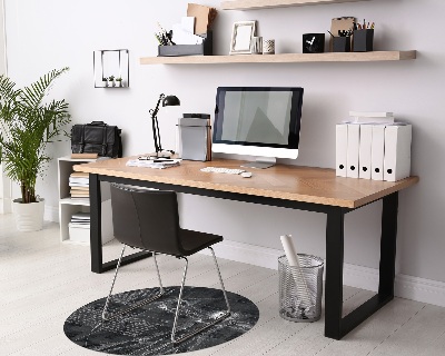 Ronde vloerbescherming voor bureaustoel Vitruviusman