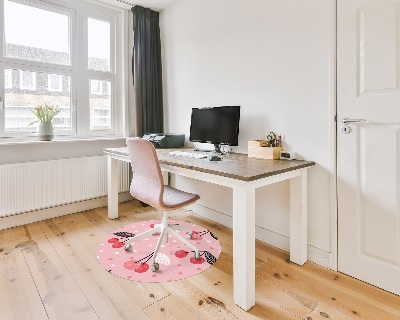 Ronde stoel mat Liefdeskersen