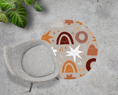 Ronde vloerbescherming Kinderkrabbels