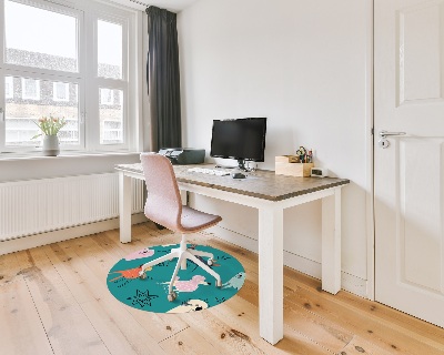 Ronde stoel mat Honden en puppy's