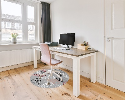 Ronde stoel mat Vis aquarium