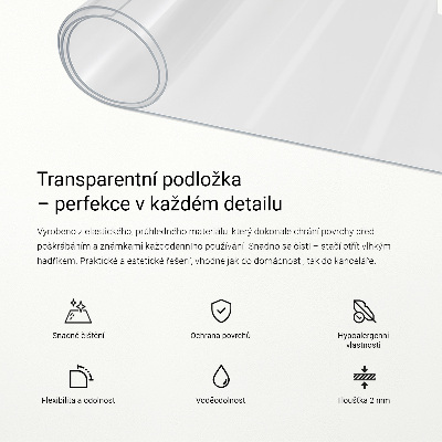 Zacht glas transparant