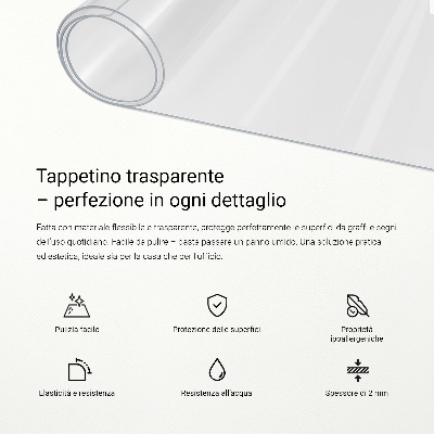 Zacht glas transparant