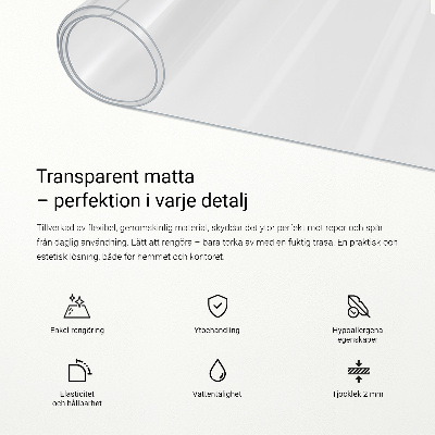 Zacht glas transparant