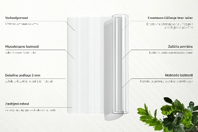 Zacht glas transparant