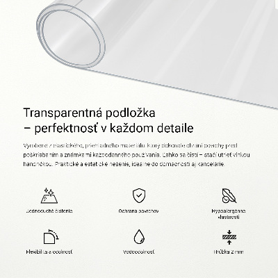 Zacht glas transparant