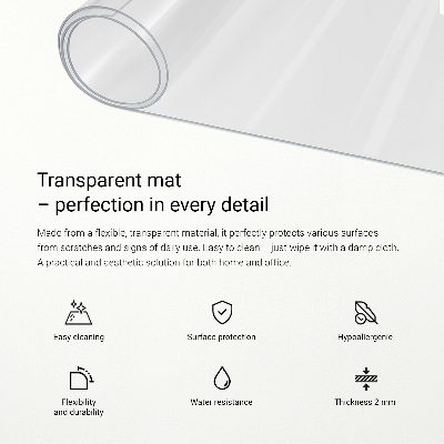 Zacht glas transparant