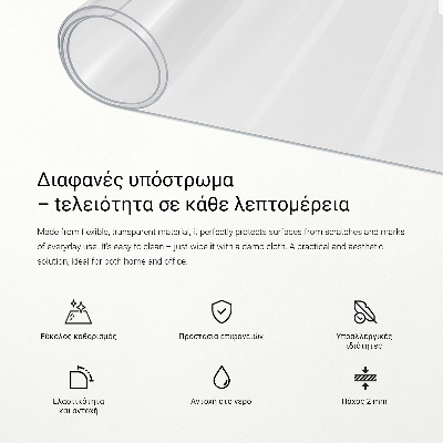 Zacht glas transparant