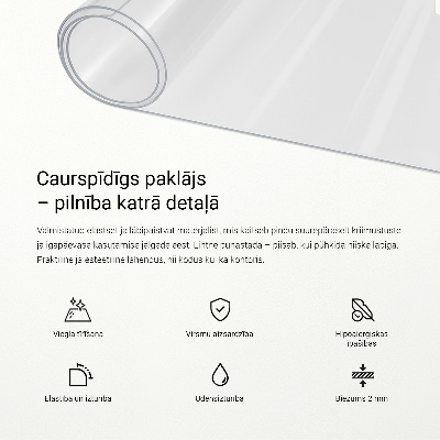 Zacht glas transparant