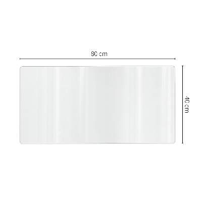 Zacht glas transparant