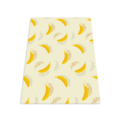 Vloerbeschermer bureaustoel Bananen stippen patches