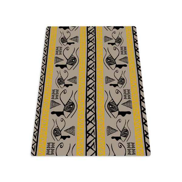 Vloerbeschermer bureaustoel Egyptische hiërogliefen