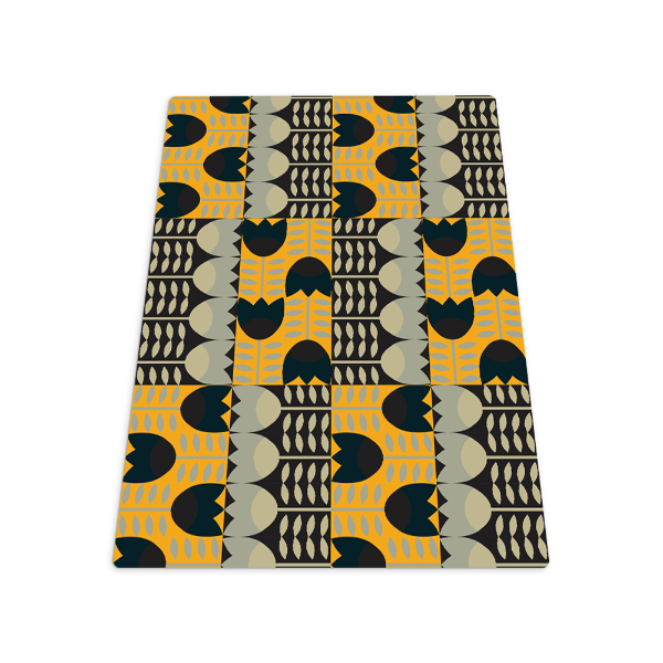 Vloerbeschermer tapijt Tulpen borduurpatroon