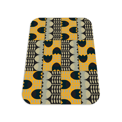 Vloerbeschermer tapijt Tulpen borduurpatroon