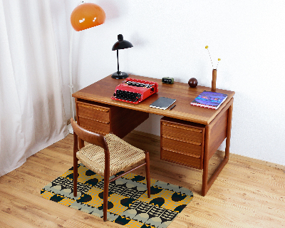 Vloerbeschermer tapijt Tulpen borduurpatroon