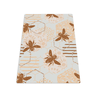 Vloerbeschermer Bijen Bloemen Honing