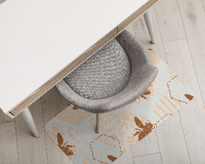 Vloerbeschermer Bijen Bloemen Honing