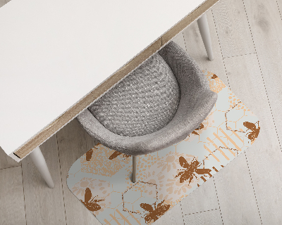 Vloerbeschermer Bijen Bloemen Honing