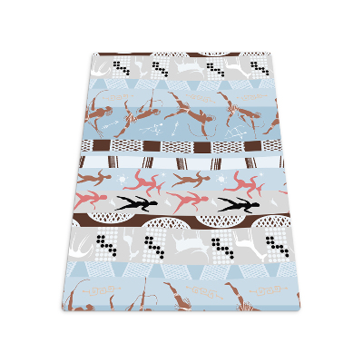 Vloerbeschermer bureaustoel Afrikaanse schilderijen