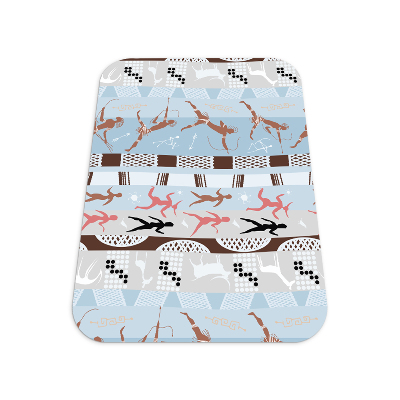 Vloerbeschermer bureaustoel Afrikaanse schilderijen