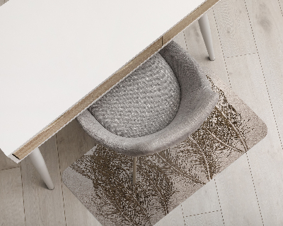 Vloerbeschermer Vogelverenpatroon