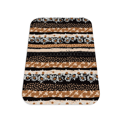 Vloerbeschermer bureaustoel Mozaïek Bloemen Bijen