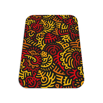 Vloerbeschermer bureaustoel Mexicaanse patronen