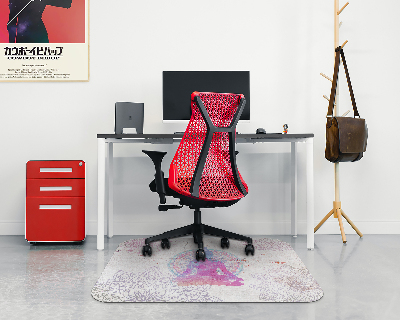 Vloerbeschermer bureaustoel Boeddha vergezeld door een mandala