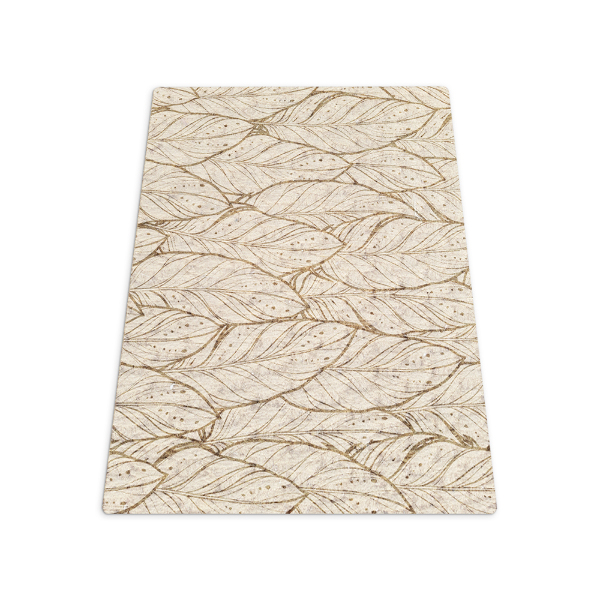 Vloerbeschermer bureaustoel Een compositie van wilde bladeren