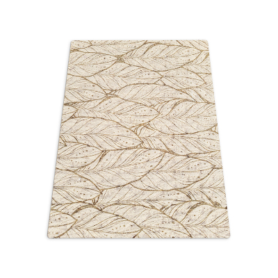 Vloerbeschermer bureaustoel Een compositie van wilde bladeren