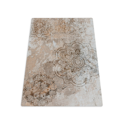 Vloerbeschermer bureaustoel Mandala op steen