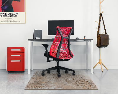 Vloerbeschermer bureaustoel Mandala op steen