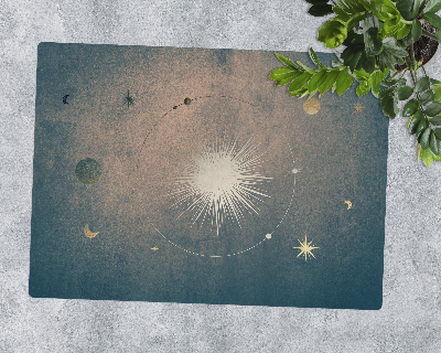 Vloerbeschermer bureaustoel Sterren en planeten