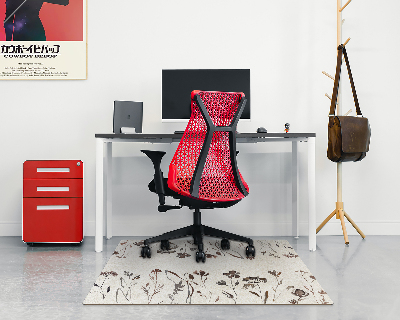 Vloerbeschermer tapijt Schaduwen van bloemen