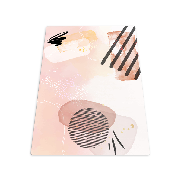 Vloerbeschermer bureaustoel Aquarel Abstractie