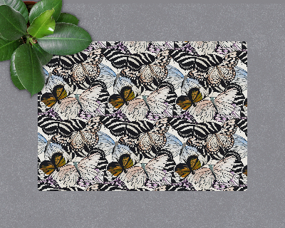 Vloerbeschermer Aquarelvlinders