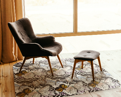 Vloerbeschermer Aquarelvlinders