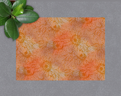 Vloerbeschermer bureaustoel Zonnebloembloemen