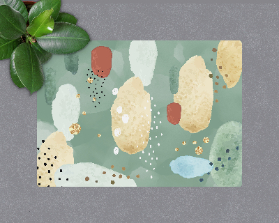 Vloerbeschermer bureaustoel Aquarelpatronen