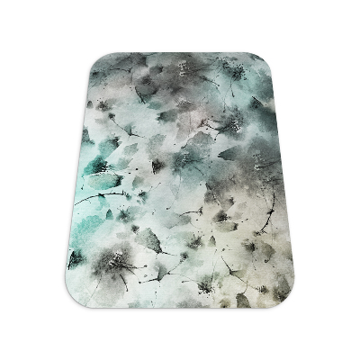 Vloerbeschermer tapijt Bloemen Inkt Aquarel