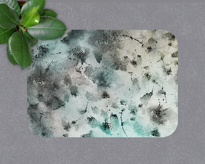 Vloerbeschermer tapijt Bloemen Inkt Aquarel