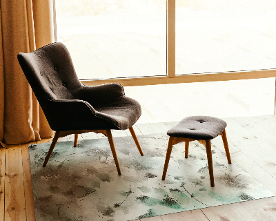 Vloerbeschermer tapijt Bloemen Inkt Aquarel