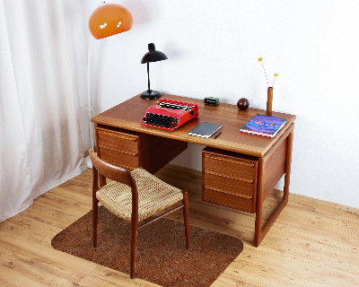 Vloerbeschermer bureaustoel Patroon in steen