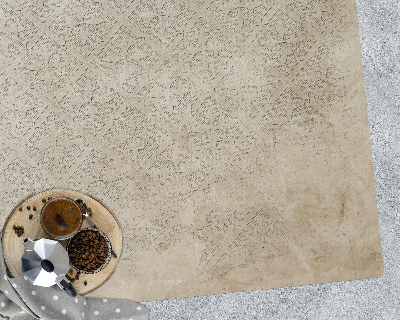 Vloerbeschermer Gekrast zandsteen
