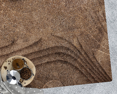 Vloerbeschermer bureaustoel 3D Zandsteen