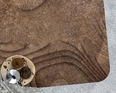 Vloerbeschermer bureaustoel 3D Zandsteen