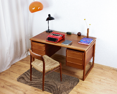 Vloerbeschermer bureaustoel 3D Zandsteen