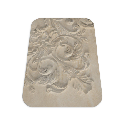 Vloerbeschermer bureaustoel Bladeren in het zand