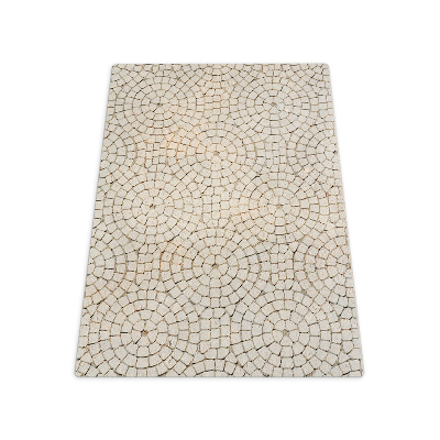 Vloerbeschermer tapijt Zandsteen kubus